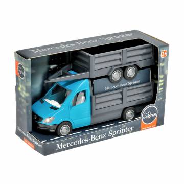 Детский автомобиль Tigres Mercedes-Benz Sprinter бортовой с прицепом, от 3 лет, циан (39668) Детский автомобиль Tigres Mercedes-Benz Sprinter бортовой с прицепом, от 3 лет, циан (39668)