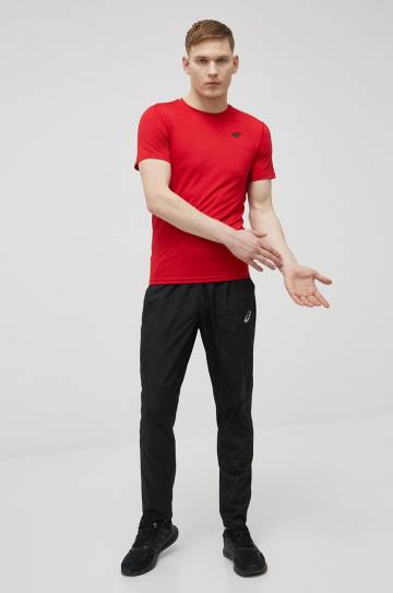 Штаны для бега Asics мужские цвет чёрный Штаны для бега Asics мужские цвет чёрный