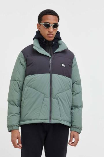 Куртка Quiksilver мужская цвет зелёный зимняя Куртка Quiksilver мужская цвет зелёный зимняя