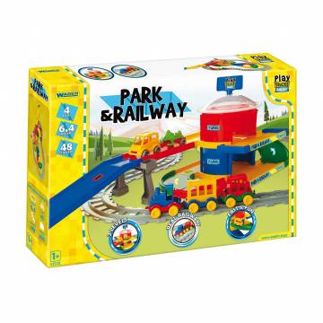 Игровой набор железная дорога Wader Play Tracks Railway Вокзал 6.4 м, от 1 года (51520) Игровой набор железная дорога Wader Play Tracks Railway Вокзал 6.4 м, от 1 года (51520)