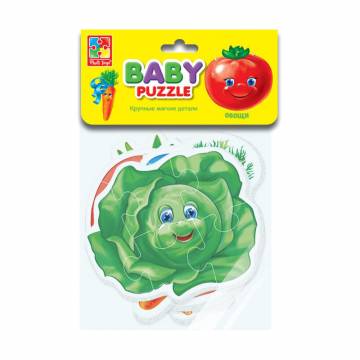 Беби пазлы Vladi Toys Овощи, от 2 лет, 16 деталей (VT1106-03) Беби пазлы Vladi Toys Овощи, от 2 лет, 16 деталей (VT1106-03)
