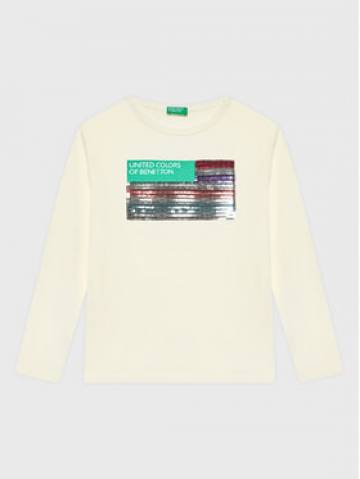 United Colors Of Benetton Блузка 3ATNC108H Écru Regular Fit United Colors Of Benetton Блузка 3ATNC108H Écru Regular Fit