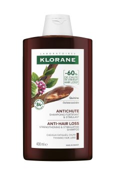 Укрепляющий шампунь для волос Klorane Shampoo with Quinine and Organic Edelweiss с хинином и органическим эдельвейсом, 400 мл