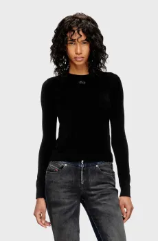 Женский черный джемпер M-CELIA Черный S Diesel A19484 0IKBZ