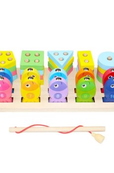 Детская развивающая игрушка Shantou Jinxing Two-In-One Five Column Fishing, от 3 лет (C9425)