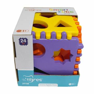 Развивающая игрушка-сортер Tigres Smart Cube, 24 элемента, с 1 года (39758) Развивающая игрушка-сортер Tigres Smart Cube, 24 элемента, с 1 года (39758)