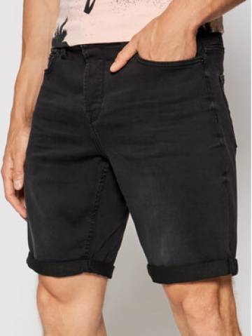 Only & Sons Джинсові шорти Ply 22018581 Чорний Regular Fit Only & Sons Джинсові шорти Ply 22018581 Чорний Regular Fit