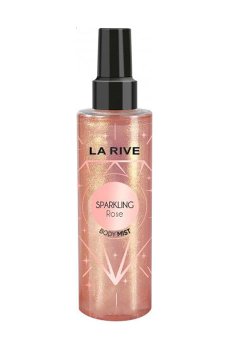 Парфюмированный спрей для тела с блестками La Rive Sparkling Rose Body Mist женский, 200 мл