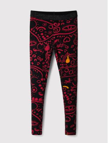 Desigual Легінси Clementina 22WGKK08 Чорний Slim Fit Desigual Легінси Clementina 22WGKK08 Чорний Slim Fit