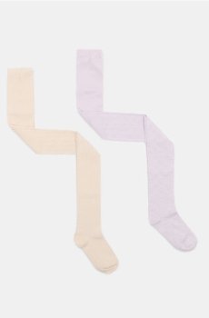 Колготки, 2 пари - різнобарвний