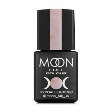 Каучуковая база для гель-лака Moon Full Leaf Rubber Base с поталью 02 Нежно-розовый, 8 мл Каучуковая база для гель-лака Moon Full Leaf Rubber Base с поталью 02 Нежно-розовый, 8 мл