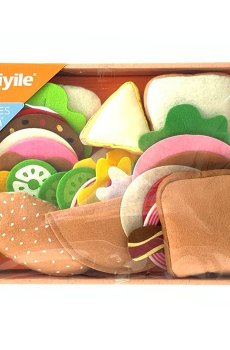 Игрушечный набор продуктов Shantou Jinxing Фаст фуд, от 1.5 лет, 31.5*6*23.5 см (6331)
