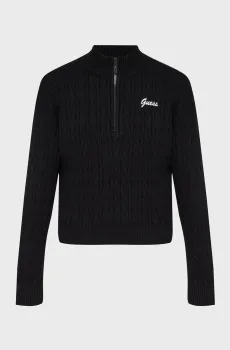 Женская черная кофта Черный L Guess V5BR02.Z0572;JBLK