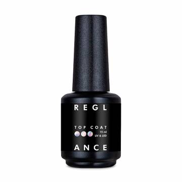 Глянцевый топ для гель-лака Reglance Top Coat без липкого слоя, 15 мл Глянцевый топ для гель-лака Reglance Top Coat без липкого слоя, 15 мл