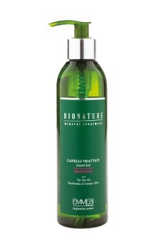 Шампунь Emmebi Italia BioNature Mineral Treatment Treated Hair Shampoo для поврежденных волос, 250 мл