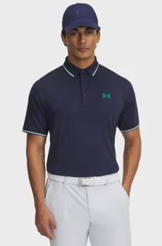 Мужское темно-синее поло UA Drive Souvenir Polo Синий XXL Under Armour 6001825-410