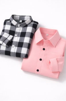 KIDGARB Boys Buffalo Checks Checked Casual Shirt
