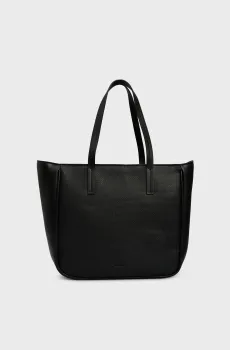 Женская черная сумка CK REFINE MD SHOPPER BRAID Черный ONESIZE Calvin Klein K60K612137