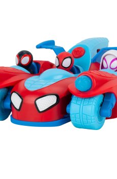 Ігровий набір Marvel Spidey Deluxe Feature Vehicle Spidey Team Split Racer 3 в 1 (SNF0271)