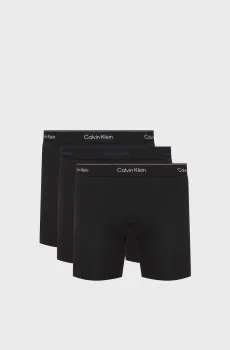 Мужские черные боксеры (3 шт) Черный XXL Calvin Klein LV00NB4394