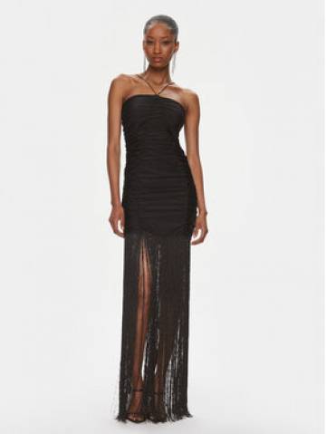 ROTATE Вечірня сукня Sequin Fringe 111784100 Чорний Slim Fit ROTATE Вечірня сукня Sequin Fringe 111784100 Чорний Slim Fit