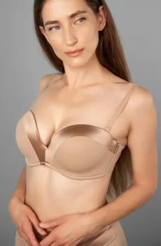 Женский бежевый бюстгальтер Бежевый 70C brabrabra SLZ24201203