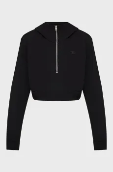 Женское черное худи PHOTH-OUT Черный S Diesel A17729 RNSEC