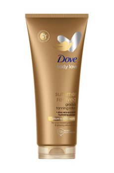 Лосьон-автозагар для тела Dove Summer Revived Self-Tanning Body Lotion Medium to Dark, от среднего до темного, 200 мл