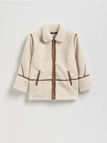 Reserved - Куртка-кужух - бежевий - 265EX-08X