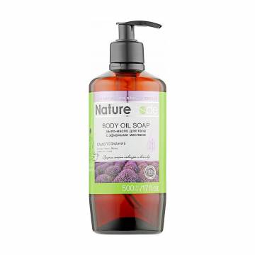 Мыло-масло для тела Nature Code Body Oil Soap Самопознание, с эфирным маслом лаванды и ветивера, 500 мл Мыло-масло для тела Nature Code Body Oil Soap Самопознание, с эфирным маслом лаванды и ветивера, 500 мл