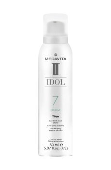Хрустальный воск-спрей для волос Medavita Idol Creative Titan Extreme Wax Spray экстрасильной фиксации, 150 мл