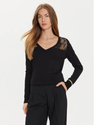 Morgan Светр 242-MCOURSE Чорний Regular Fit Morgan Светр 242-MCOURSE Чорний Regular Fit