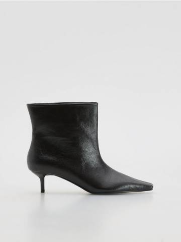 Reserved - LADIES` ANKLE BOOTS - червоне дерево - 322FF-93X