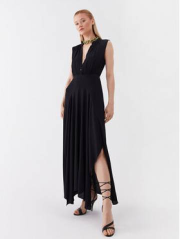 Patrizia Pepe Повсякденна сукня 2A2575/A8I1-K103 Чорний Regular Fit Patrizia Pepe Повсякденна сукня 2A2575/A8I1-K103 Чорний Regular Fit