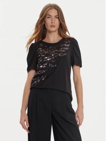 DKNY Футболка P4MHTXVW Чорний Regular Fit DKNY Футболка P4MHTXVW Чорний Regular Fit