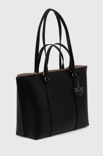 Кожаная сумочка Pinko цвет чёрный 102832 A1LF Кожаная сумочка Pinko цвет чёрный 102832 A1LF