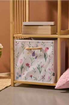 Коробка для зберігання з квітковим мотивом - різнобарвний