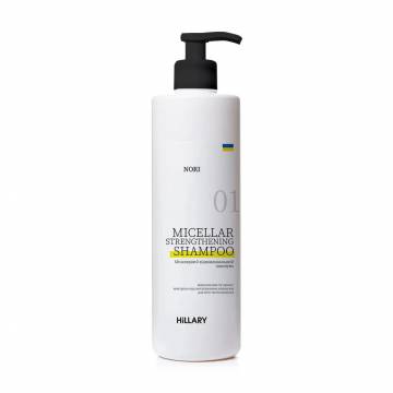 Мицеллярный восстанавливающий шампунь Hillary Nori Micellar Strengthening Shampoo для всех типов волос, 500 мл Мицеллярный восстанавливающий шампунь Hillary Nori Micellar Strengthening Shampoo для всех типов волос, 500 мл