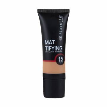 Уценка! Стойкий матирующий тональный крем для лица Florelle Mattifying Long Lasting Foundation SPF 15, 02, 30 мл Уценка! Стойкий матирующий тональный крем для лица Florelle Mattifying Long Lasting Foundation SPF 15, 02, 30 мл