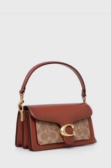Кожаная сумочка Coach Tabby цвет коричневый CM569 Кожаная сумочка Coach Tabby цвет коричневый CM569