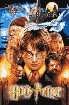 Картина за номерами Ідейка Harry Potter Постер з фарбами металік 40 х 50 (KHO8716)