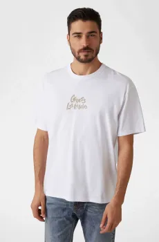 Мужская белая футболка Белый XL Guess M5GI13.K8FQ4;G011
