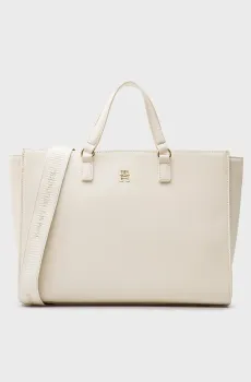 Женская белая сумка TH FRESH SATCHEL Белый ONESIZE Tommy Hilfiger AW0AW16681