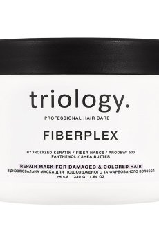 Восстанавливающая маска triology. Fiberplex для поврежденных и окрашенных волос, 330 г