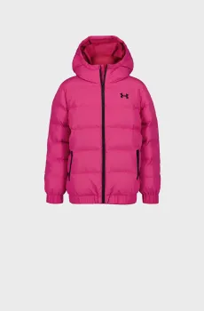 Детская малиновая куртка UA PRIME PUFFER JACKET Малиновый 8-9YR Under Armour 25UJFIM32S-659
