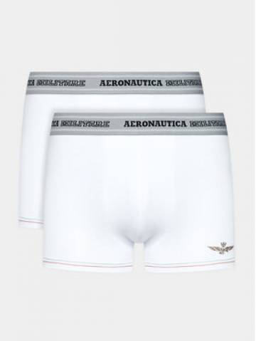 Aeronautica Militare Набір з 2 пар боксерів AM1UBX004 Білий Aeronautica Militare Набір з 2 пар боксерів AM1UBX004 Білий