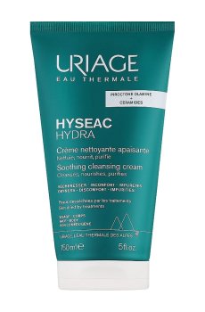Успокаивающий очищающий крем для лица и тела Uriage Hyseac Hydra Soothing Cleansing Cream, 150 мл