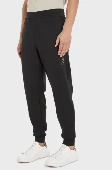 Мужские черные спортивные брюки SHADOW EMBOSSED LOGO JOGGER Черный S Calvin Klein K10K113097