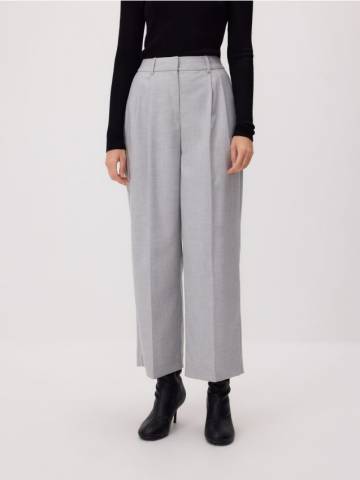 Reserved - Брюки carrot fit - світло-сірий - 8412B-09M Reserved - Брюки carrot fit - світло-сірий - 8412B-09M