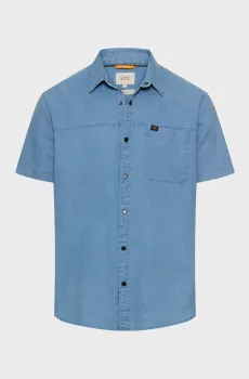 Мужская голубая рубашка Голубой M Camel Active 409266-7S66-42